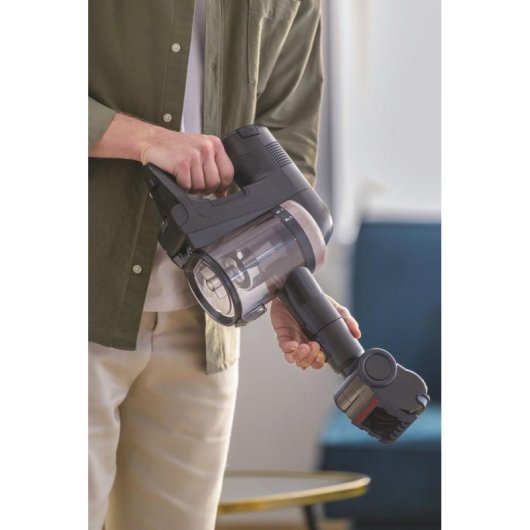 Aspirateur sans Sac Hoover HF416BF 011 240W 30 min Turbo LED Noir Rose