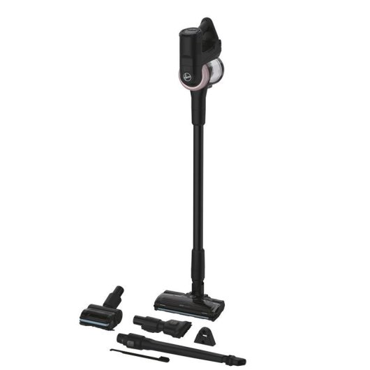 Aspirateur sans Sac Hoover HF416BF 011 240W 30 min Turbo LED Noir Rose