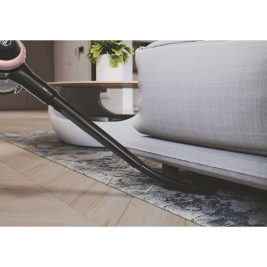 Aspirateur sans Sac Hoover HF416BF 011 240W 30 min Turbo LED Noir Rose