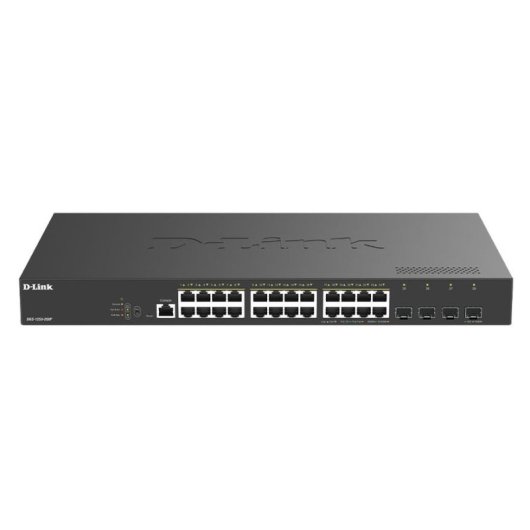 Conmutador de red gestionado D-Link DGS-1250-28XP 24 puertos Gigabit 4 SFP+ PoE
