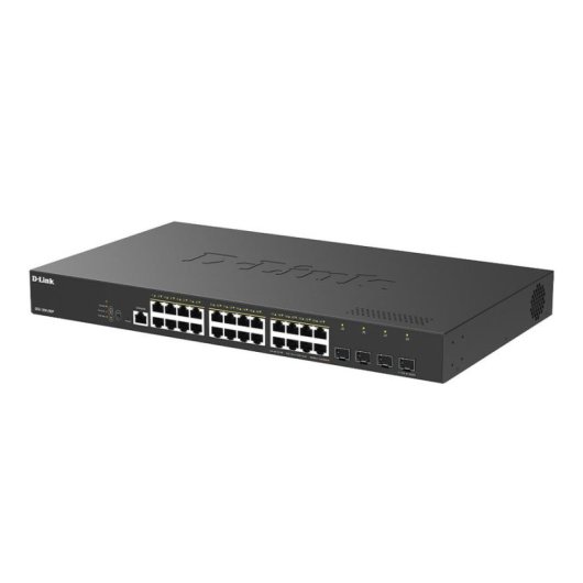 Conmutador de red gestionado D-Link DGS-1250-28XP 24 puertos Gigabit 4 SFP+ PoE