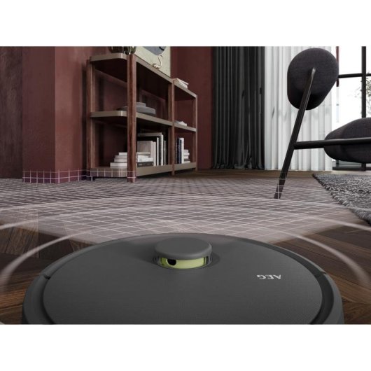 Aspirateur Robot AEG AR71HW1DG Navigation LiDAR Puissance 4000 Pa Contrôle Vocal