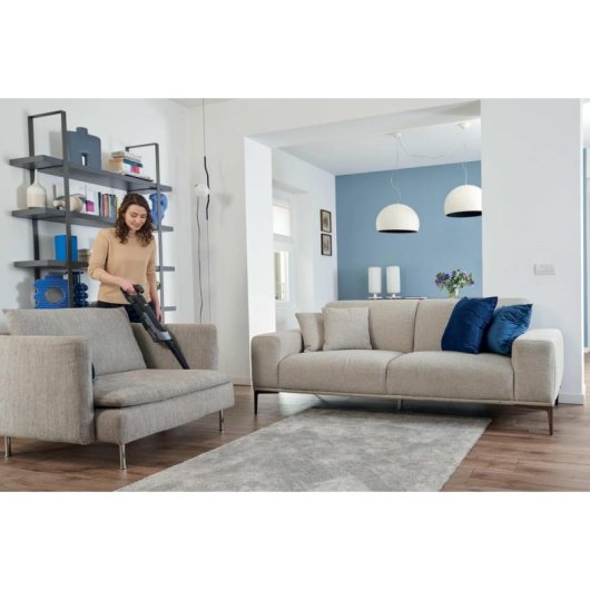 Aspirateur sans Sac Hoover HF210HP 165W 45 min Gris Métallique Quartz