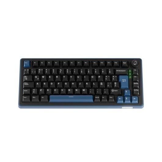 Teclado Ducky OK-M mecánico compacto 75% tri-mode hot-swap RGB