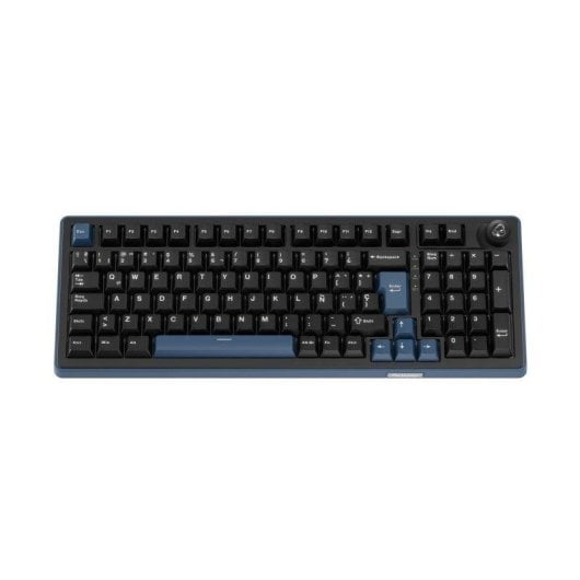 Teclado Ducky OK-M mecánico tri-mode hot-swap con iluminación RGB lateral