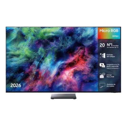 TV Samsung Micro RGB R95H 75" 4K UltraHD 165Hz Smart TV Tizen HDR10+ Dolby Atmos