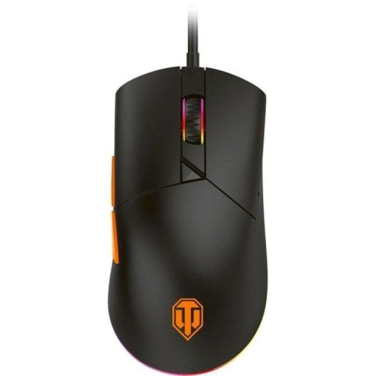 Rato Yenkee Intruder YMS WT200 USB 12400 DPI Preto Ergonómico Canhoto