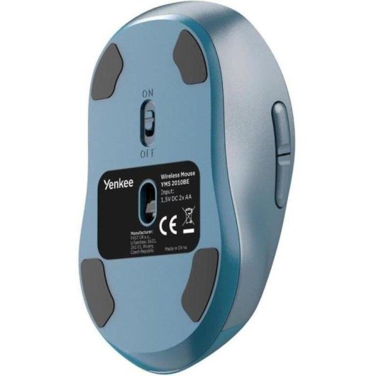 Ratón Yenkee YMS 2010BE Bluetooth 5.1 USB 2.4GHz 3200 DPI 6 Boutons Noir