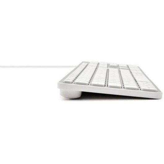 Tastatur Bluestork AZERTY Französisch Weiß USB/USB-C Leise mit Ziffernblock