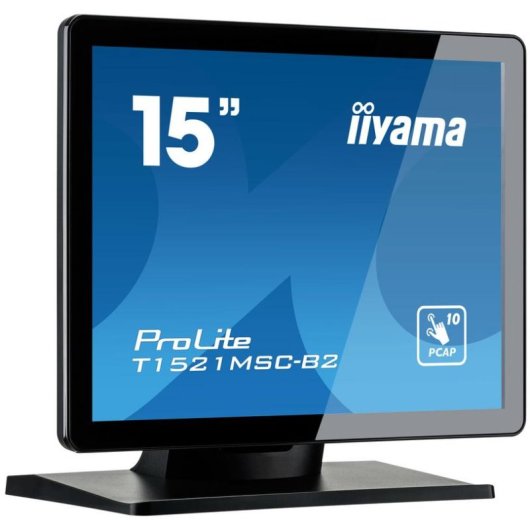 Monitor PC iiyama ProLite T1521MSC-B2 15" XGA LED TN Touch Speaker VESA 8ms