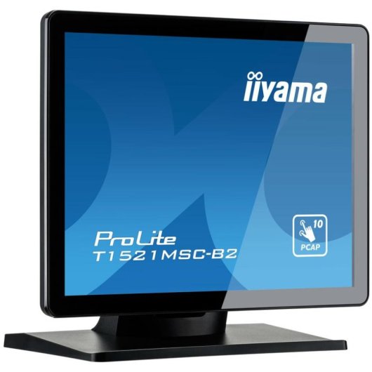 Monitor PC iiyama ProLite T1521MSC-B2 15" XGA LED TN Touch Speaker VESA 8ms