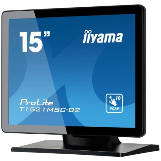 Monitor PC iiyama ProLite T1521MSC-B2 15" XGA LED TN Touch Speaker VESA 8ms