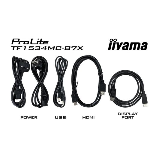 Écran PC iiyama TF1534MC-B7X 15" XGA LED TN Tactile 8 ms VESA
