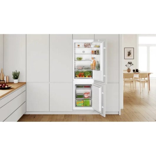 Réfrigérateur Combi Bosch KIV865SE0 Defrost 177cm 267L E Blanc