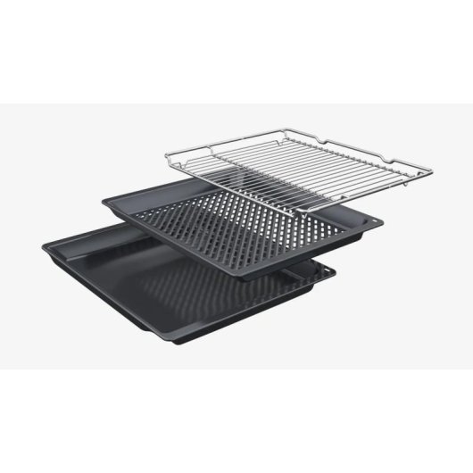 Forno da Incasso Bosch Serie 4 HBA272BB3 Pirolitico Idrolitico 71L 60cm A+ AirFryer Nero