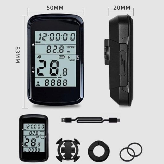 Compteur GPS pour velo Dam Electronics 2,4 pouces