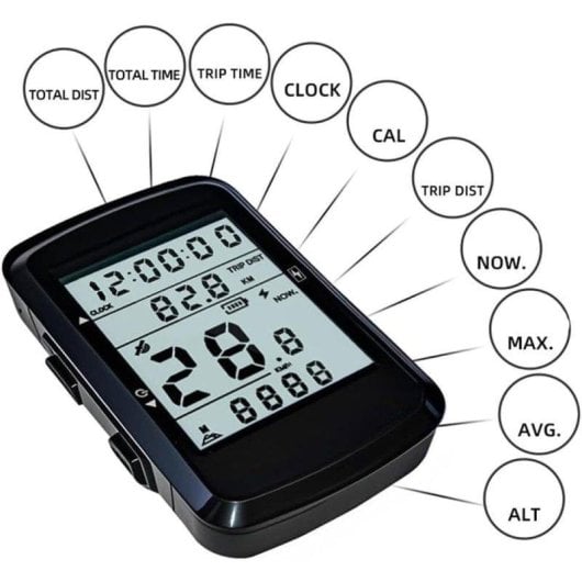 Compteur GPS pour velo Dam Electronics 2,4 pouces
