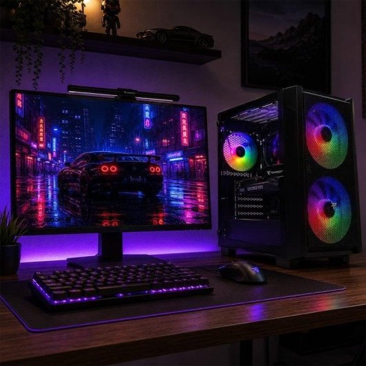 PC de bureau PcCom Lite AMD Ryzen 5 5500 16GB 500GB SSD RTX 3050 Windows 11 Home