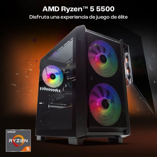 PcCom Lite AMD Ryzen 5 5500 / 16GB / 500GB SSD / RTX 3050 / Windows 11 Home