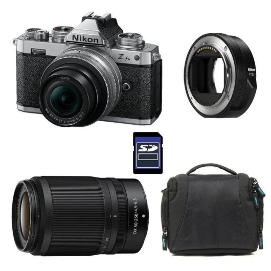 Appareil photo Mirrorless Nikon Z Fc 20.9MP 16-50mm + 50-250mm WiFi USB