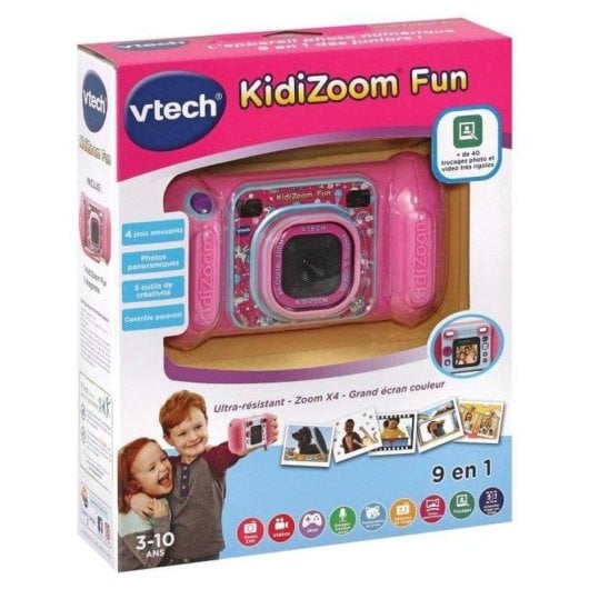 Kompaktkamera VTech Kidizoom Fun Rose 2MP Zoom 4x Farbdisplay
