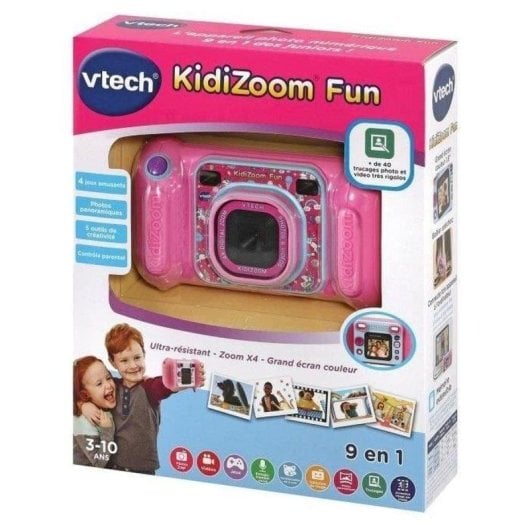 Kompaktkamera VTech Kidizoom Fun Rose 2MP Zoom 4x Farbdisplay