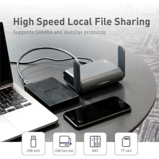 Router GL.iNet GL-AXT1800 WiFi 6 Double Bande 1800 Mbps VPN Intégrée