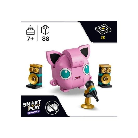 LEGO Pokémon Smart Play Rondoudou 72159 88 pezzi