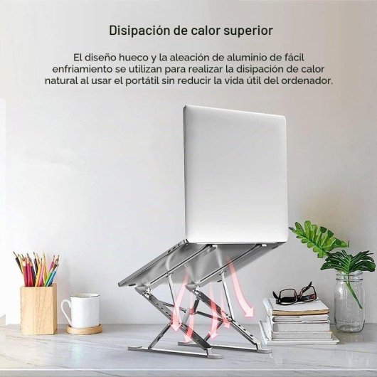 Support ordinateur portable Dam Electronics Ergonomique Aluminium