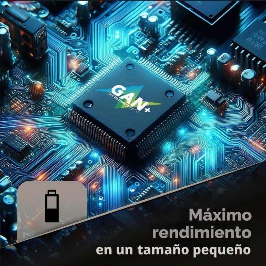 Carregador GaN 65W Dam Electronics 3 portas USB-C USB-A