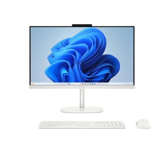 Ordenador Todo en uno HP OmniStudio 24-cu0008ns Intel Core 5 120U 16GB 512GB SSD Intel Graphics 23.8" Windows 11 Home Blanco