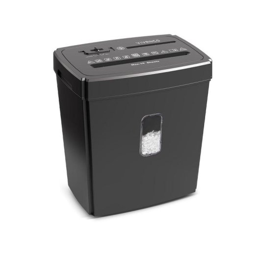 Destructeur de papier Vivanco VNSHREDL15CD coupe particules 15 L 10 feuilles