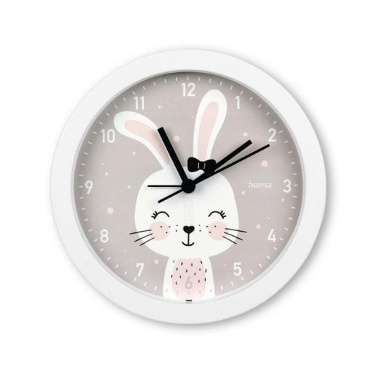 Horloge de table analogique Hama Maui Gris et Blanc