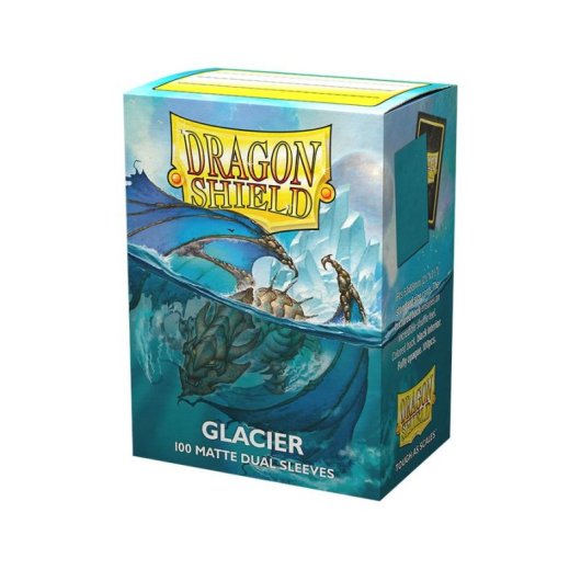 Funda de tarjeta Asmodee Glacier Azul claro 100 piezas