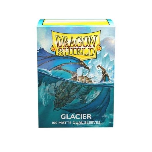 Funda de tarjeta Asmodee Glacier Azul claro 100 piezas