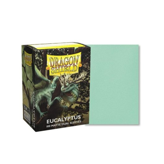 Fundas de Tarjetas Asmodee Eucalyptus Verde 100 uds