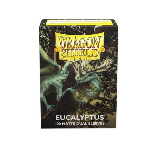 Fundas de Tarjetas Asmodee Eucalyptus Verde 100 uds