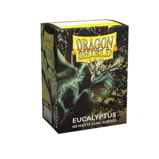 Fundas de Tarjetas Asmodee Eucalyptus Verde 100 uds