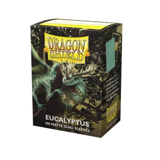 Fundas de Tarjetas Asmodee Eucalyptus Verde 100 uds