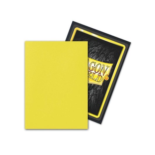 Protege-cartes Asmodee Lightning Jaune 100 pieces