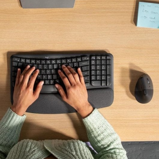 Tastatur Logitech Wave Keys and Lift Combo kabellos Bluetooth QWERTZ Deutsch