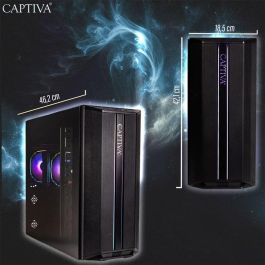 PC Sobremesa Captiva 104124 Intel Core i7-14700F 16GB 500GB SSD RTX 5060 Windows 11 Home RGB