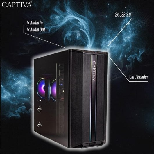 PC Sobremesa Captiva 104124 Intel Core i7-14700F 16GB 500GB SSD RTX 5060 Windows 11 Home RGB