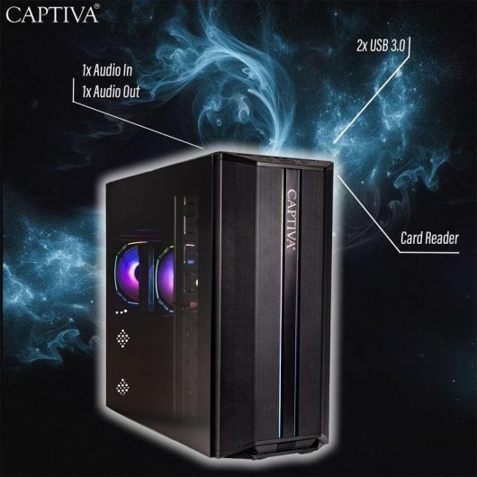 PC Sobremesa Captiva 104117 Intel Core i7-14700F 16GB 500GB SSD RTX 5060 Windows 11 Home RGB