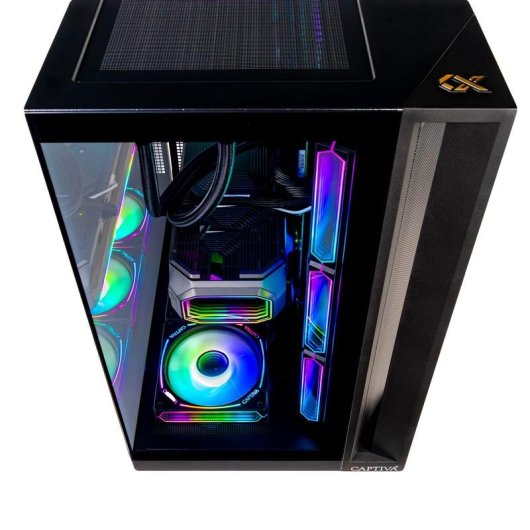 PC de bureau CAPTIVA 104001 AMD Ryzen 7 9850X3D 64GB 1TB SSD RTX 5080 Windows 11 Home RGB