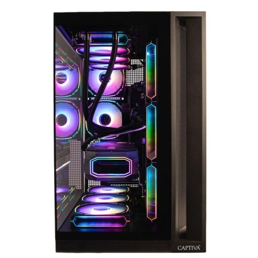 PC de bureau CAPTIVA 104001 AMD Ryzen 7 9850X3D 64GB 1TB SSD RTX 5080 Windows 11 Home RGB