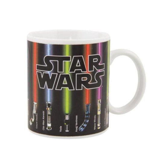 Taza Paladone PP3699SWV2 cerámica termosensible 0,3 L negra y blanca