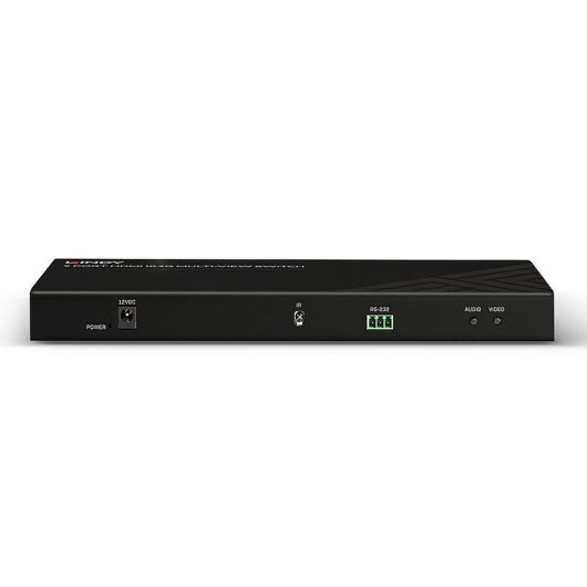 Conmutador de vídeo Lindy 38330 HDMI 9 entradas 4K Multiview Metal Negro