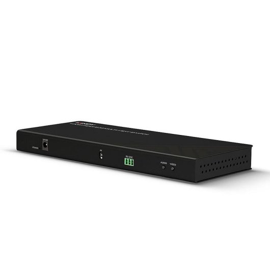Conmutador de vídeo Lindy 38330 HDMI 9 entradas 4K Multiview Metal Negro