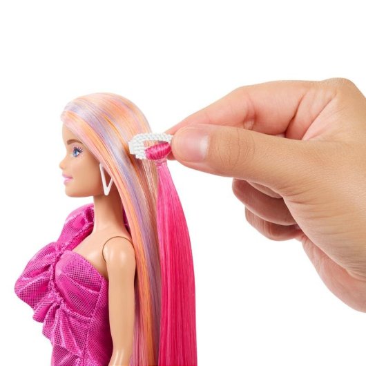 Boneca Barbie Totally Hair Loira Extralonga com Acessorios